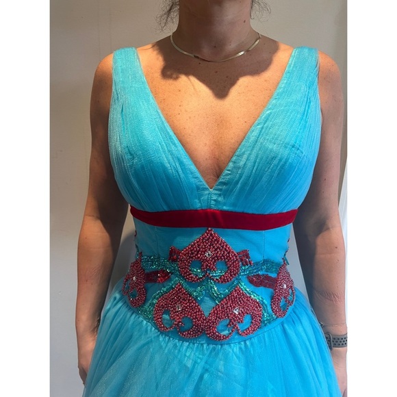 Jovani Ballgown Blue - Picture 4 of 6